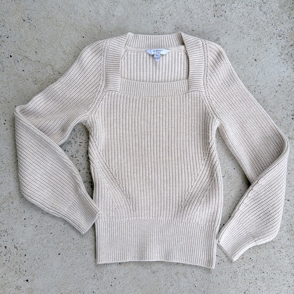 LK Bennett Agnes Knitted Top Cream Pullover Sweater Size XS - Picture 4 of 13